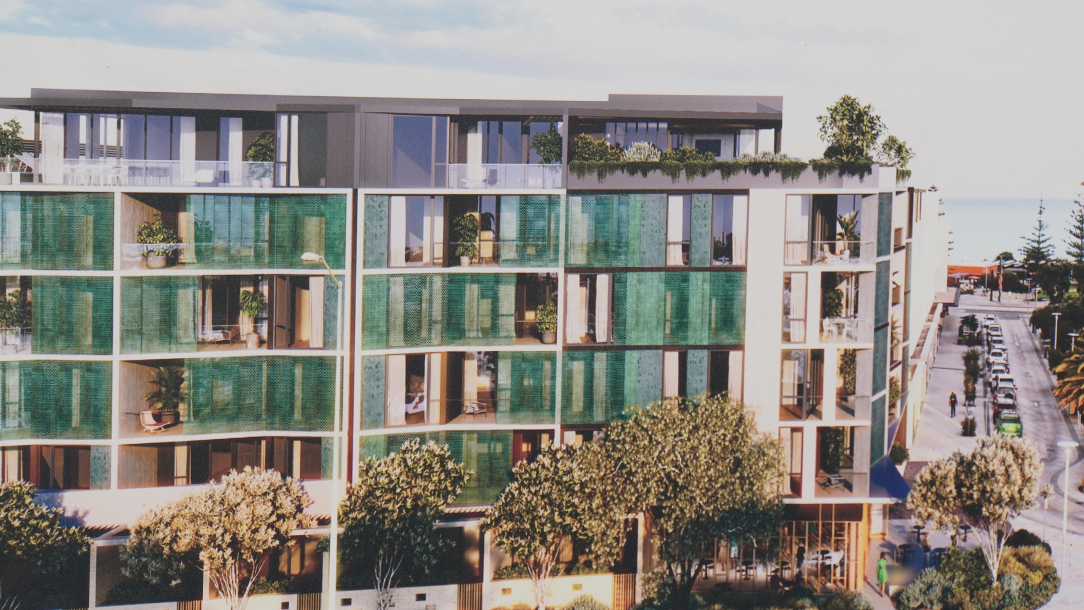An artist's impression of the planned Freeman development in North Fremantle which will have both residential and short-stay options.  (Supplied)