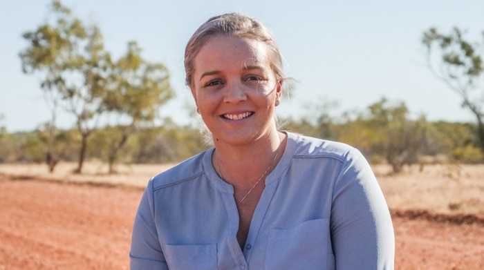 Janessa Bidgood's business relies on her rural bank branch. (ABC Western Queensland: Kelly Butterworth)